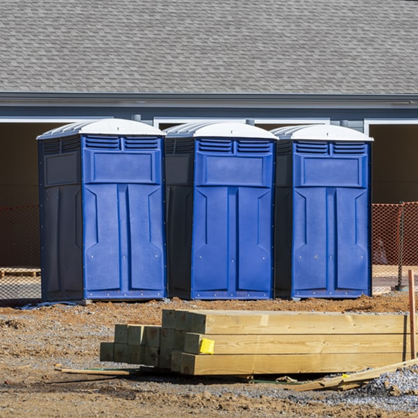 are there any restrictions on where i can place the porta potties during my rental period in Lawrence Mississippi